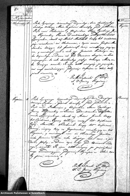 image.from.unit.number "Akta Zeszłych Gminy Kopciowskiey od 1-go Maia 1811 R."