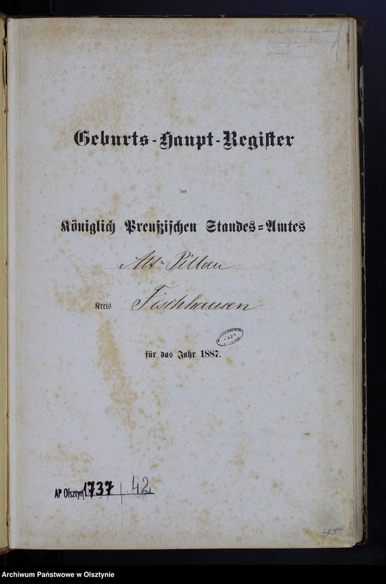 image.from.unit.number "Geburts-Haupt-Register Nr 1 - 163"
