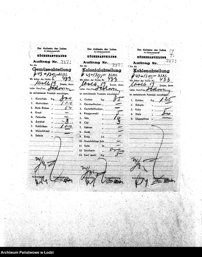 Obraz 10 z jednostki "[Kuchnia nr 433, ul. Wolborska 19. Działalność kuchni]"