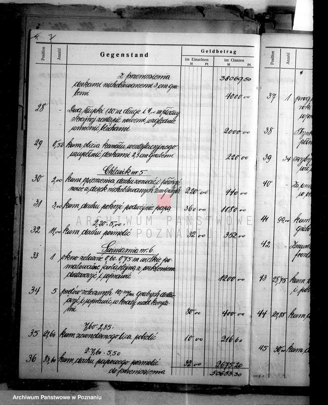 Obraz 11 z jednostki "Sprawy budowlane majątku Kunowo powiat inowrocławski"