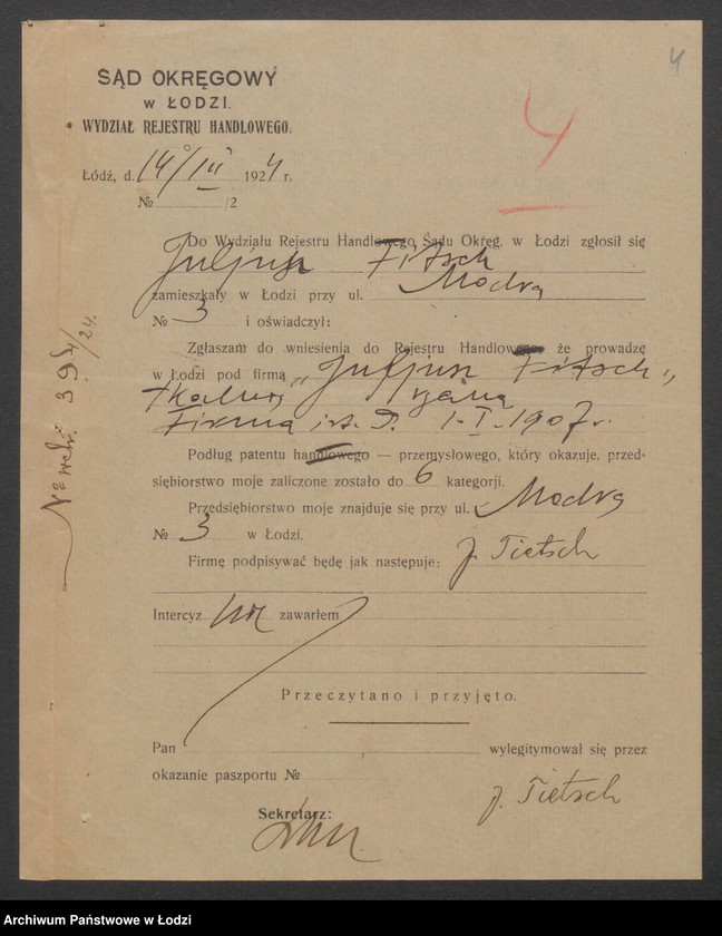 Obraz 6 z jednostki "Juliusz Tietsch- tkalnia ręczna"