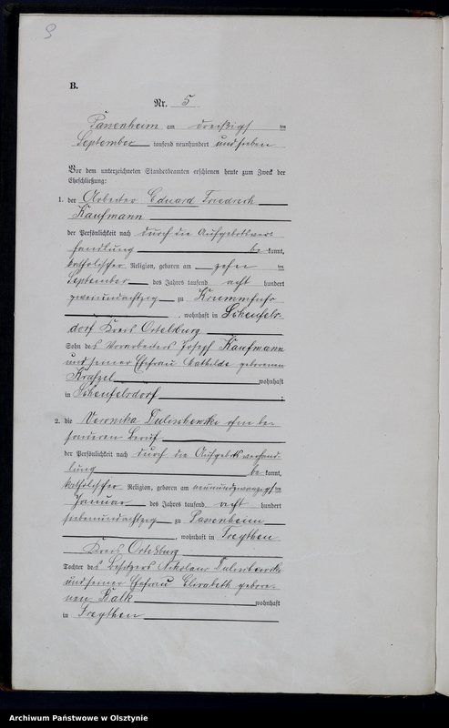 image.from.unit.number "Heirats-Haupt-Register Nr 1 - 9 [1907], Nr 1-11 [1908], Nr 1-16 [1909], Nr 1-12 [1910]"