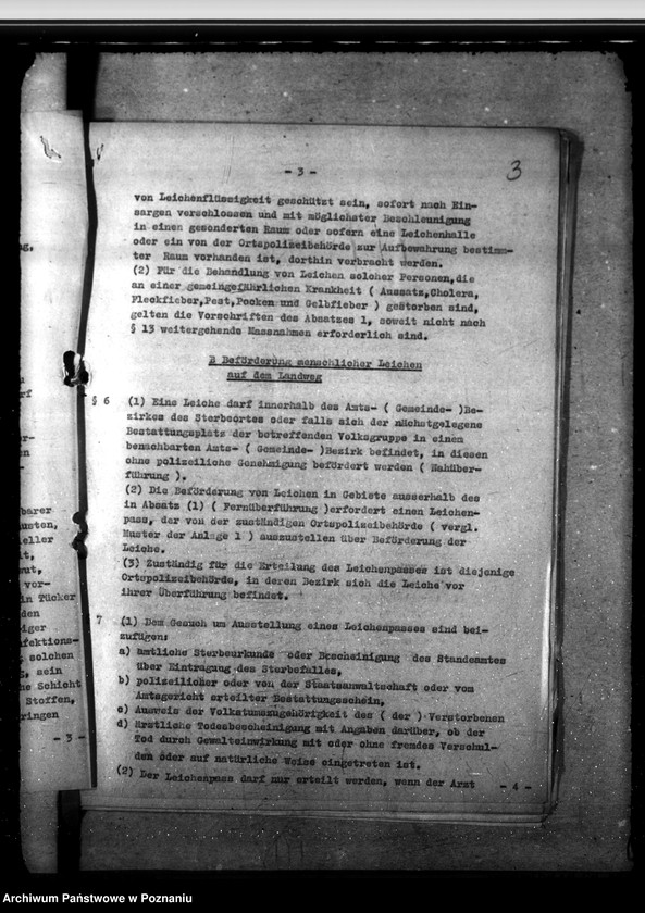 Obraz 6 z jednostki "Leichenwesen. Genuss von Äther. Ungenügend begrabene Leichen polnischer Soldaten. Feuerbestattungsverein"