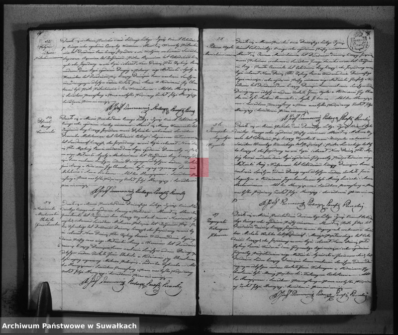 image.from.unit.number "Księga duplikat urodzonych, zaślubionych i umarłych w parafii katolickiej Puńsk na rok 1848"
