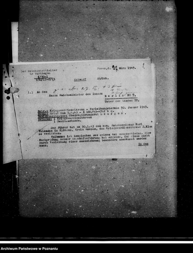 Obraz 6 z jednostki "Kriegsverdienskreuze- öffentlicher Dienst"