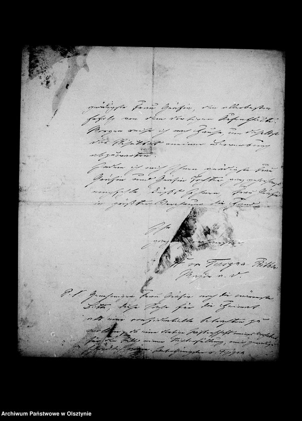 image.from.unit.number "/H. v. Tyszka- Ribben, Marie geb. Koschkull, Emma v. Ziegler geb. v. Tyszka an Anna Gfin Lehndorff geb. Hahn/"