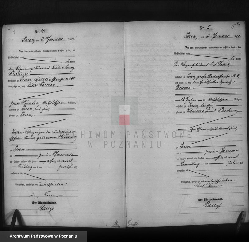 Obraz 4 z jednostki "Księga zgonów t. I"