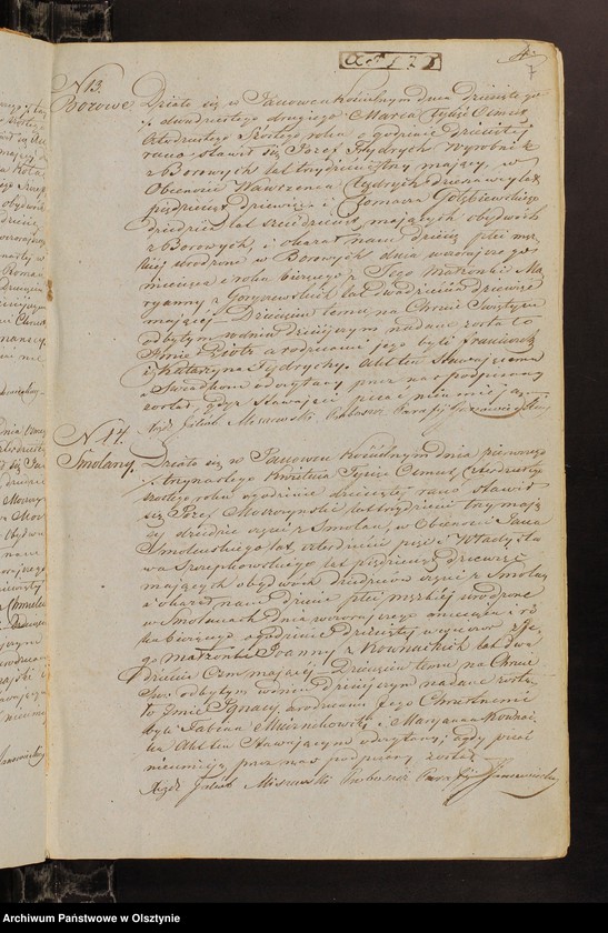 image.from.unit.number "Duplicat Akt Urodzenia, Zaslubienia i Zeyścia Urzędnika Stanu Cywilnego Parafij Janowieckiej za rok 1846"