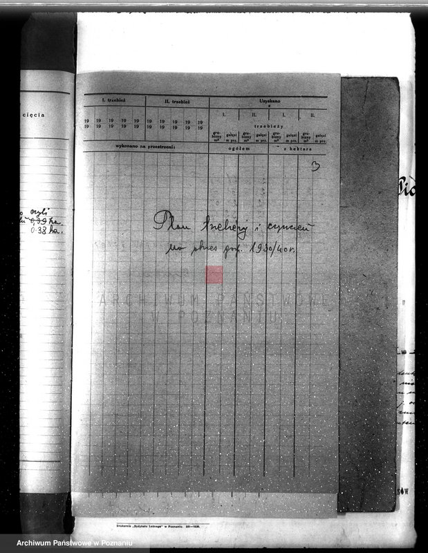 image.from.unit.number "Plan urządzenia gospodarstwa leśnego dla lasu majętności Otto Qiurama w gminie Piotrowo powiat szamotulski"