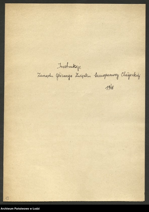 Obraz 20 z jednostki "Związek Samopomocy Chłopskiej - protokoły [z zebrań Zarządu Oddziału Powiatowego, sprawozdania z działalności, wykazy delegatów na zjazdy, składy zarządów gminnych]"