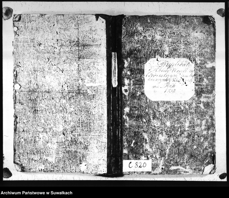 image.from.unit.number "Duplikat Aktow Urodzonych Chrzestnych Zaślubionych i Zeszłych na Rok 1832"