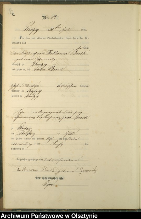 image.from.unit.number "Sterbe-Haupt-Register nr 1 - 23"