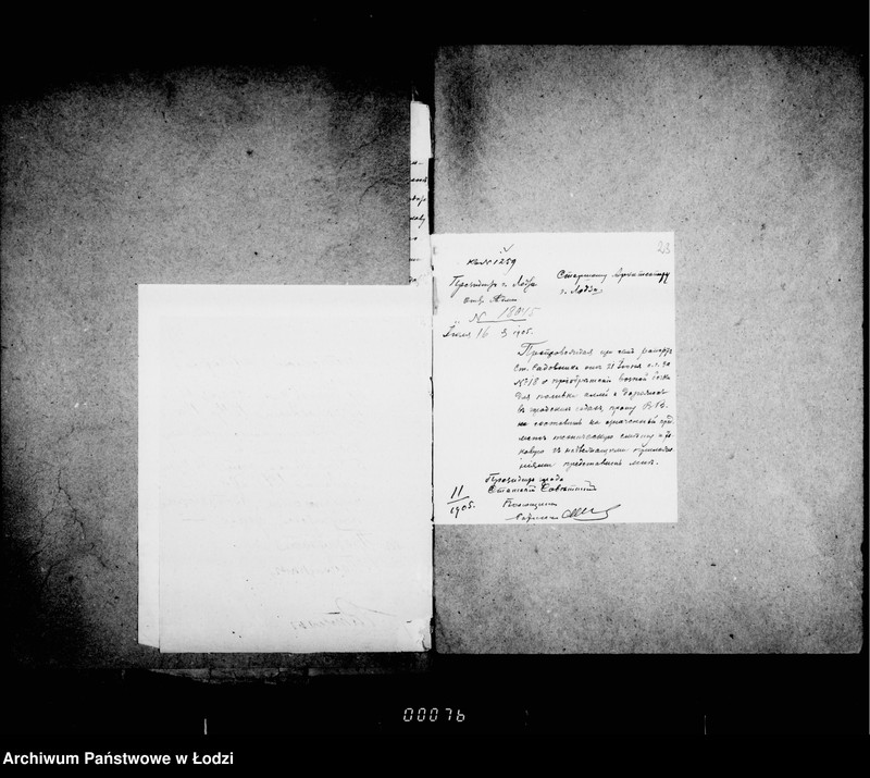 Obraz 19 z jednostki "O raschodach iz kredita 1905 g. na soderžanije v ispravnosti gorodskich sadov"