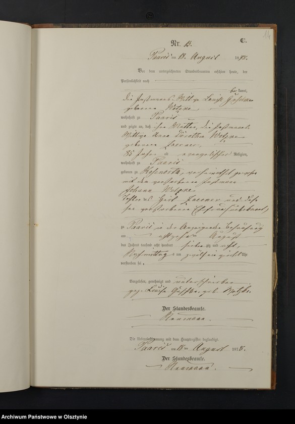 image.from.unit.number "Sterbe-Neben-Register Nr 1 - 41"