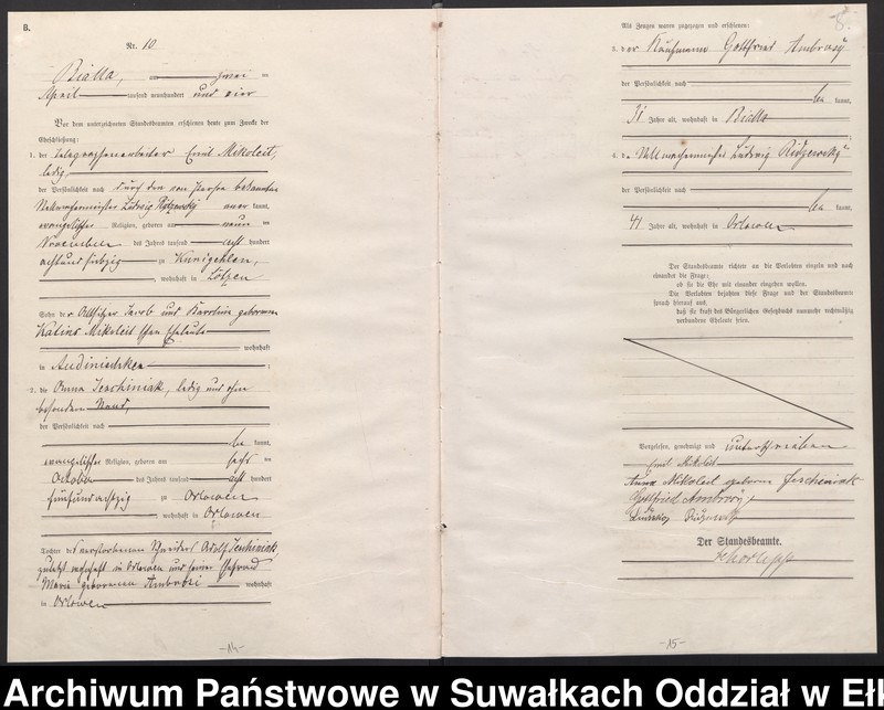 image.from.unit.number "[Heirats-Haupt-Register des Königlichen Preussischen Standes-Amtes Bialla Kreis Johannisburg]"