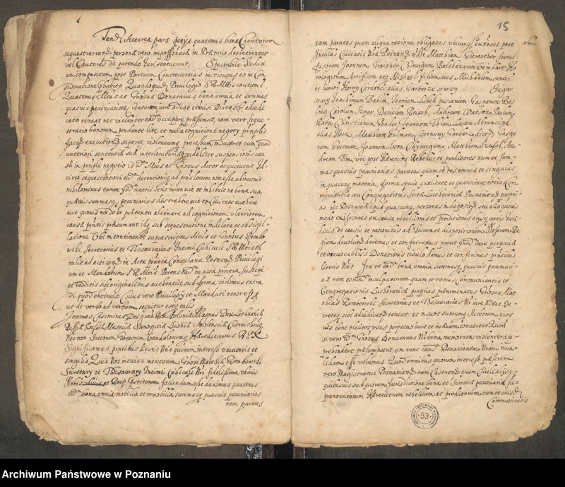 Obraz 18 z jednostki "Protocolon officii consularis Posnaniensis."