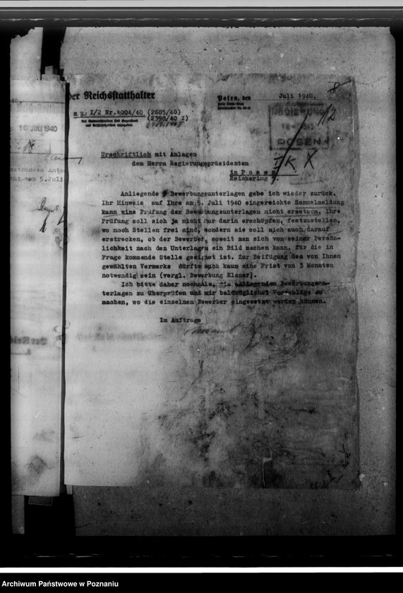 Obraz 16 z jednostki "Bewerbungen um Einsatz in den öffentlichen Dienst"
