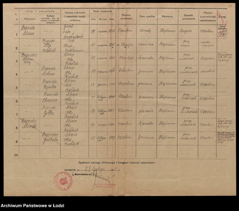 Obraz 13 z jednostki "Elias Bande- skład żelaza, wyrobów żelaznych i artykułów technicznych"
