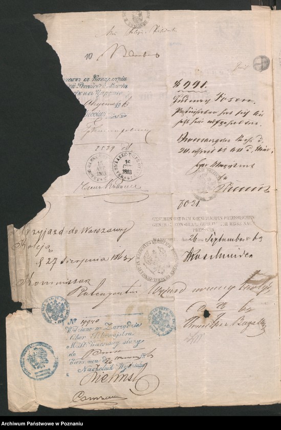 Obraz 16 z jednostki "A. betr. den Gutsbesitzer Konstantin von Zakrzewski von Tursko, Kreis Pleschew"