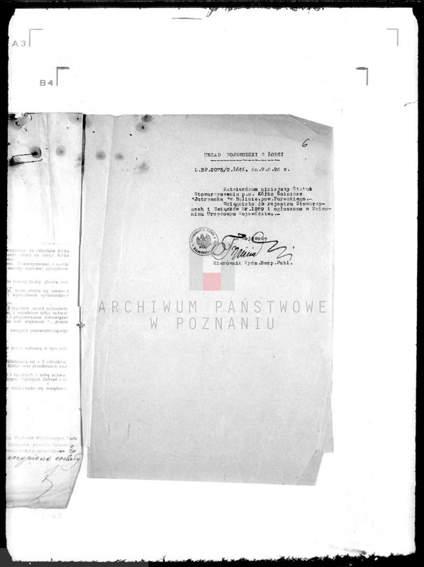 Obraz 10 z jednostki "/Kółko Rolnicze/ sprawy organizacyjne"