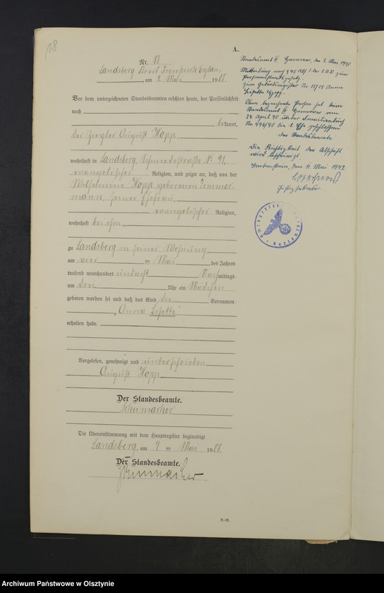 image.from.unit.number "Geburts-Neben-Register Nr 1 - 64"