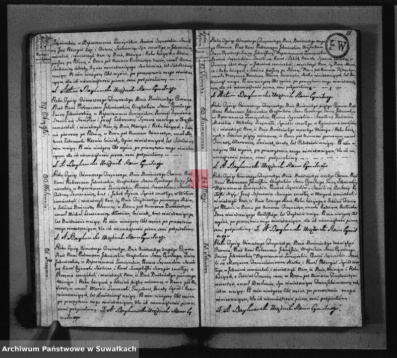 image.from.unit.number "Akta Stanu Cywilnego Umarłych w Gminie Jeleniewskiey od Dnia 1-go Stycznia 1813 Roku."
