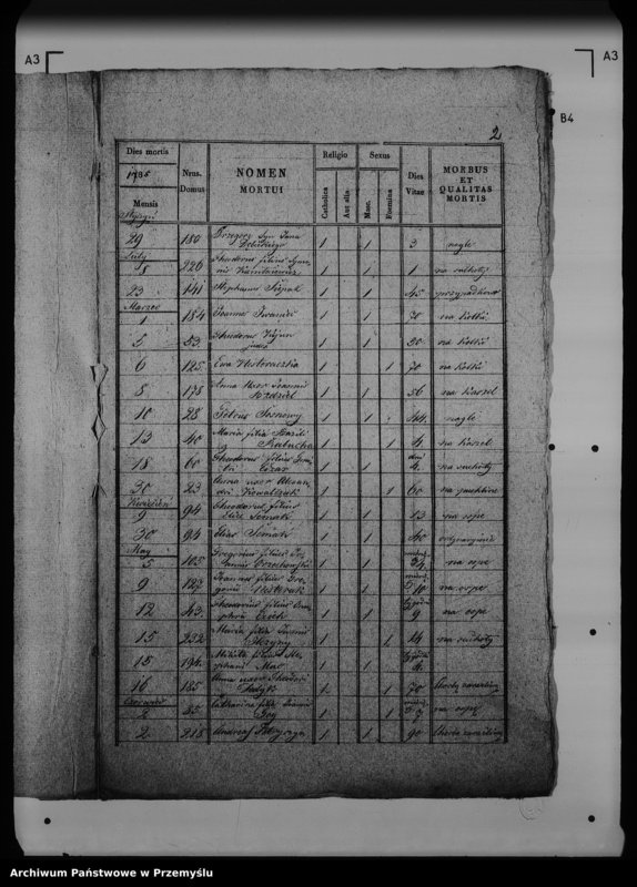 Obraz 7 z jednostki "[Kopie ksiąg metrykalnych parafii Werchrata z filią Prusie (dekanat Rawa Ruska)]"