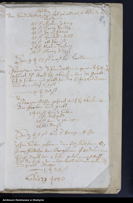 image.from.unit.number "Kirchen Rechnung des Kirchspiels Herzogswalde"