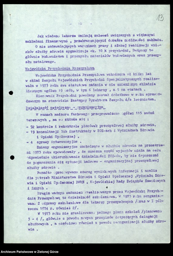 image.from.unit.number "Protokóły z posiedzeń Komisji Zdrowia, Ochrony Środowiska i Spraw Socjalnych Wojewódzkiej Rady Narodowej w Zielonej Górze; Nr 4 - 6; Tom 2 "