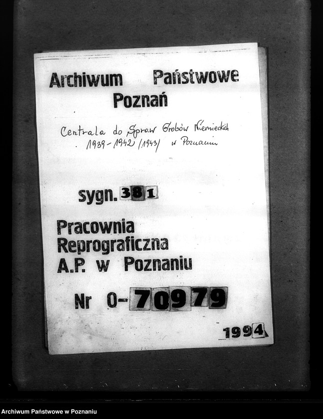 Obraz 14 z jednostki "Wykazy miejscowych Niemców, którzy zginęli w 1939 roku. Kreis Lissa (Leszno)"
