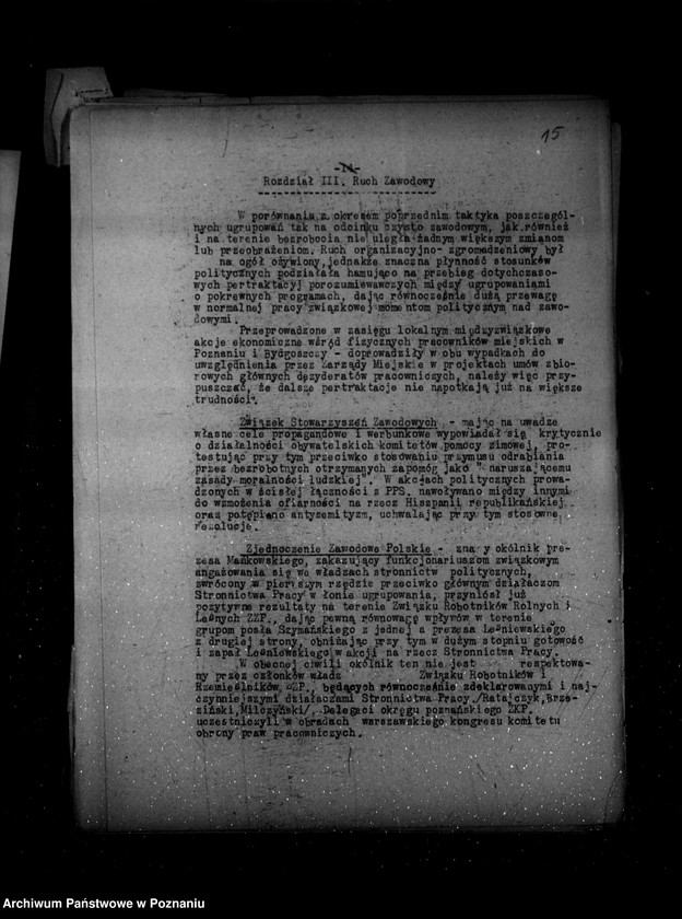 Obraz 19 z jednostki "Sprawozdania ze stanu bezpieczeństwa za miesiąc styczeń-luty-marzec 1938 r."