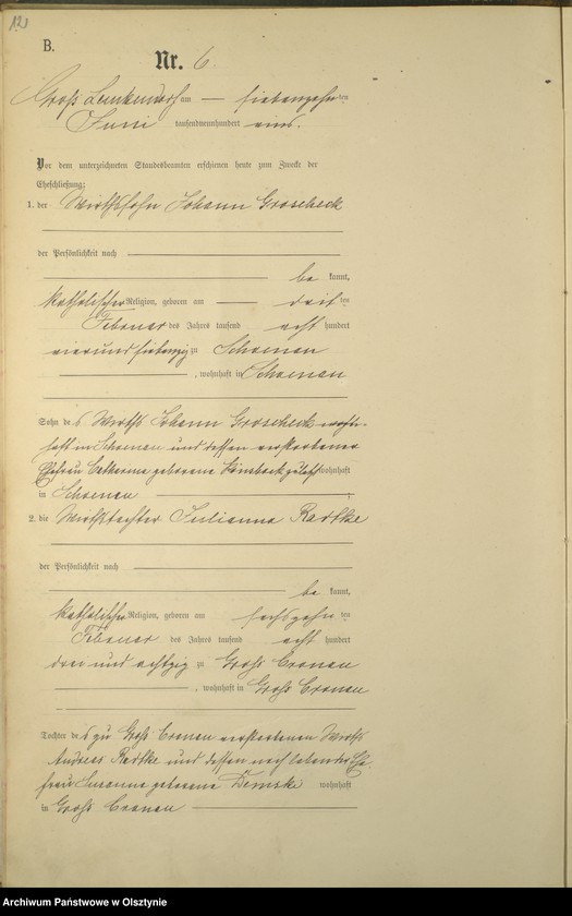 image.from.unit.number "Heiraths-Haupt-Register Nr 1 - 8"