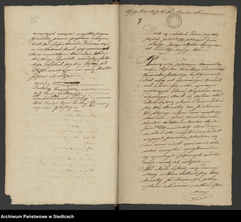 Obraz 15 z jednostki "Księga II Rok 1822 akta niehipoteczne Adama Chojnackiego Rejenta [Akta notarialne od nr 1 do nr 312]"