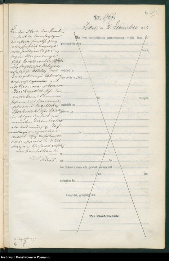 Obraz 20 z jednostki "Księga zgonów t. V"
