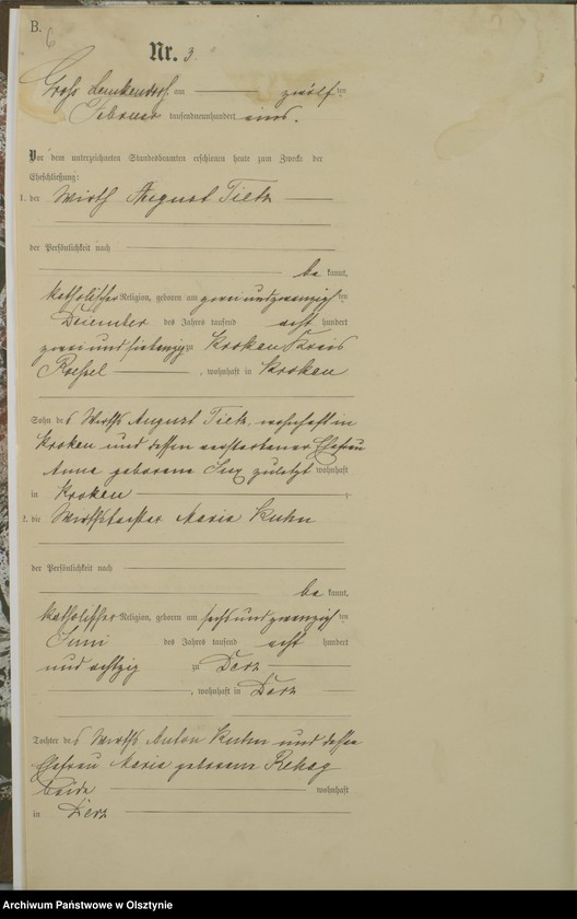 image.from.unit.number "Heiraths-Haupt-Register Nr 1 - 16"