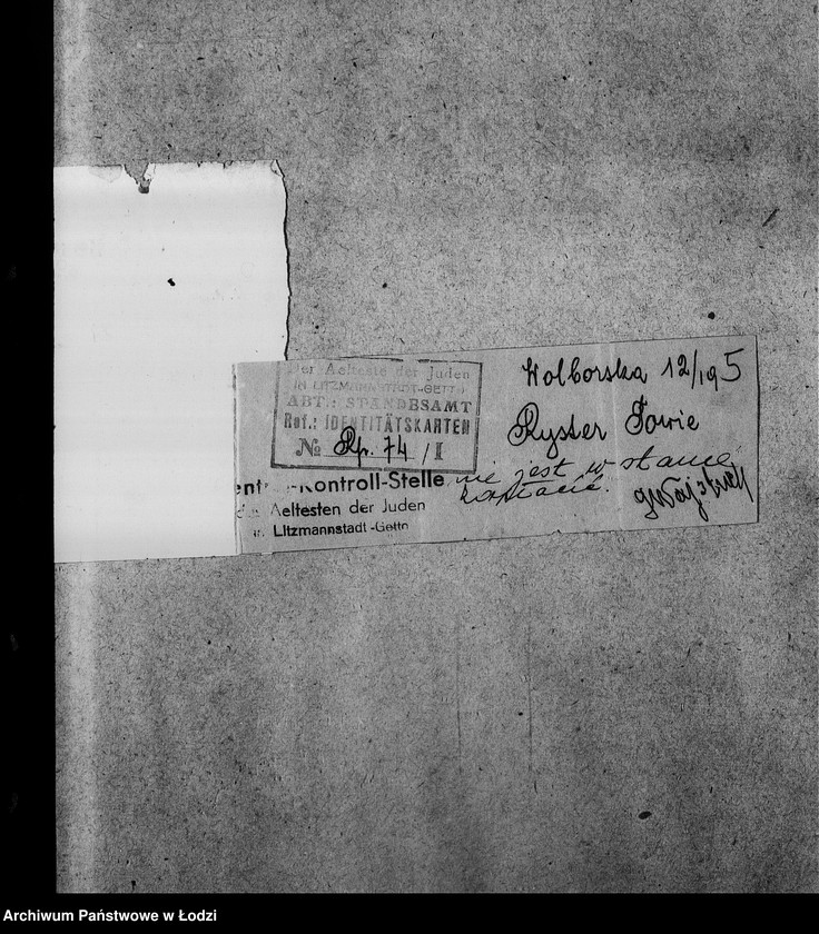 Obraz 8 z jednostki "[Korespondencja w sprawach zagubienia dokumentów tożsamości]"