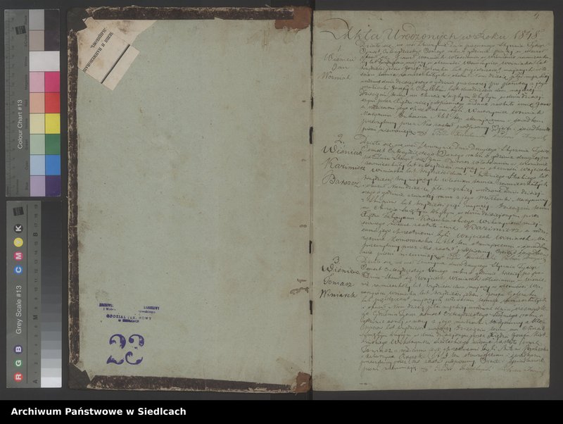 Obraz 4 z jednostki "Akta urodzin, małżeństw, zgonów"