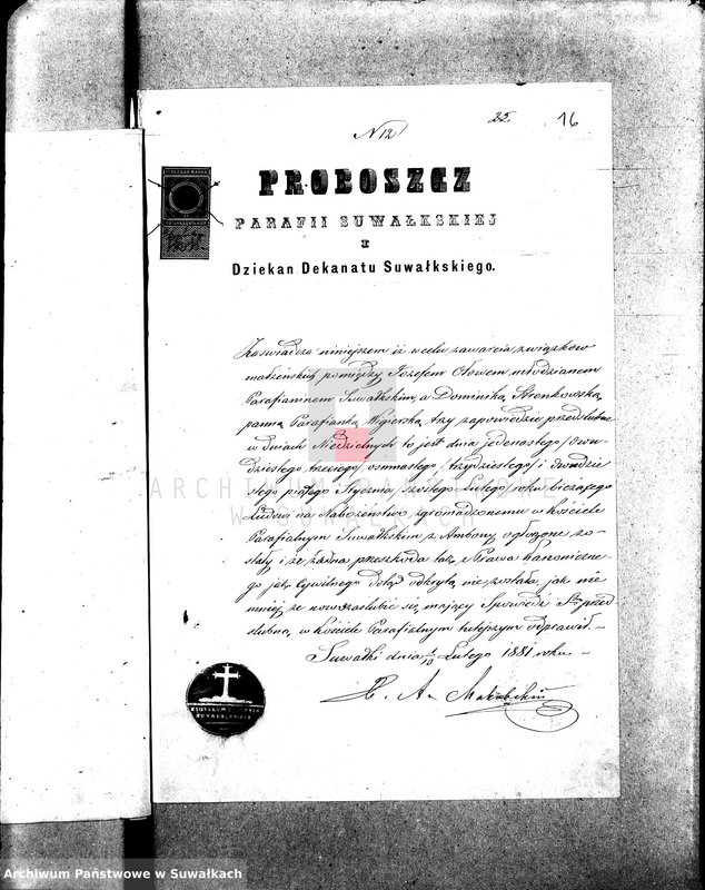 image.from.unit.number "Dokumenty k aktom brakosočetanija Vigerskago Prichoda s 1881 goda"