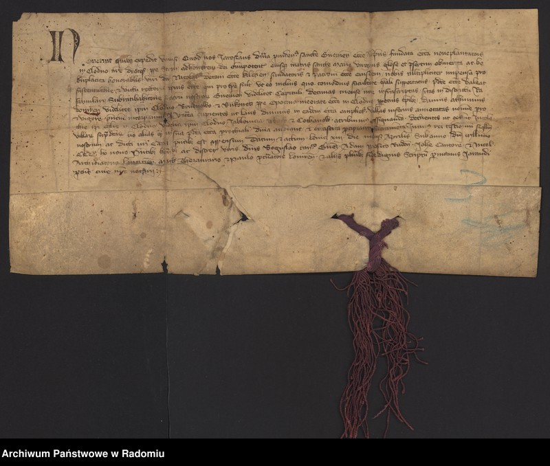 Obraz 9 z kolekcji "Najcenniejsze materiały z zasobu Archiwum Państwowego w Radomiu111"