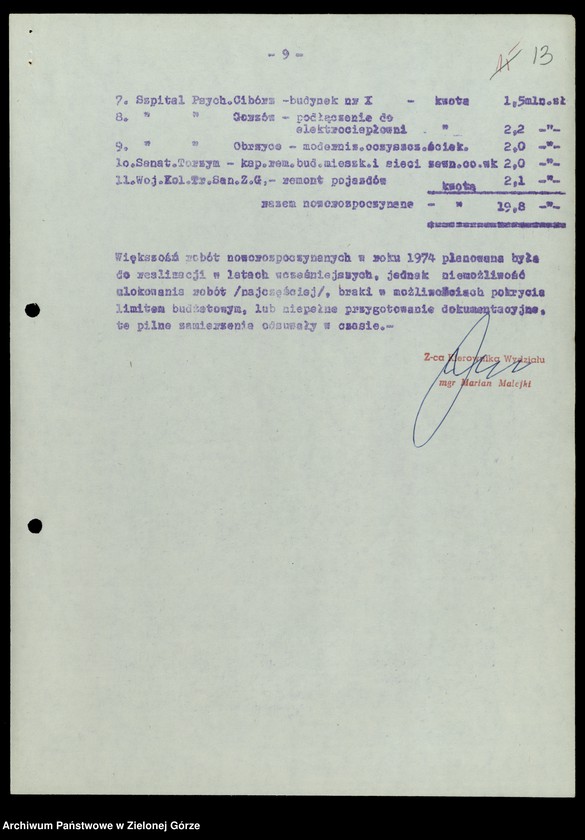 image.from.unit.number "Protokóły z posiedzeń Komisji Zdrowia, Ochrony Środowiska i Spraw Socjalnych Wojewódzkiej Rady Narodowej w Zielonej Górze; Nr 1 - 3; Tom 1 "