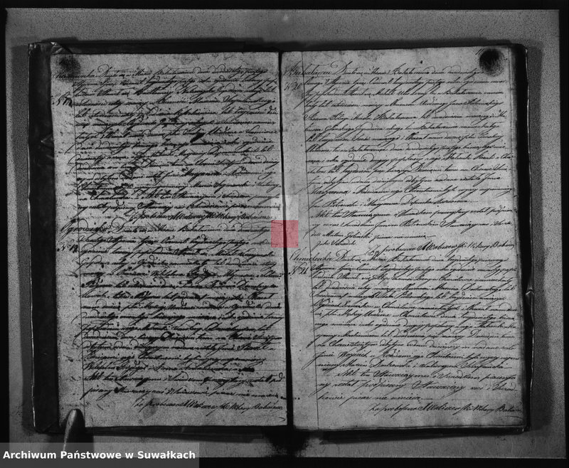 Obraz 9 z jednostki "Księga Duplikat Urodzonych Zaślubionych Zmarłych z Roku 1835 Parafij Bakałarzewskiey Przeznaczona do Archiwum Hipotecznego Powiatu Dąbrowskiego"