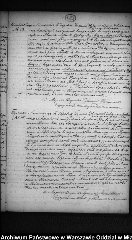 Obraz 10 z jednostki "Akta urodzeń, małżeństw, zgonów"