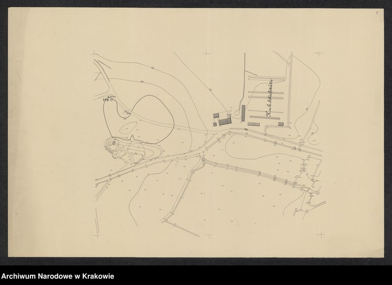 image.from.unit.number "[Kraków (część) Plan sytuacyjno - warstwicowy sprzed 1908 (kolej obwod.) po 1903 r.]"