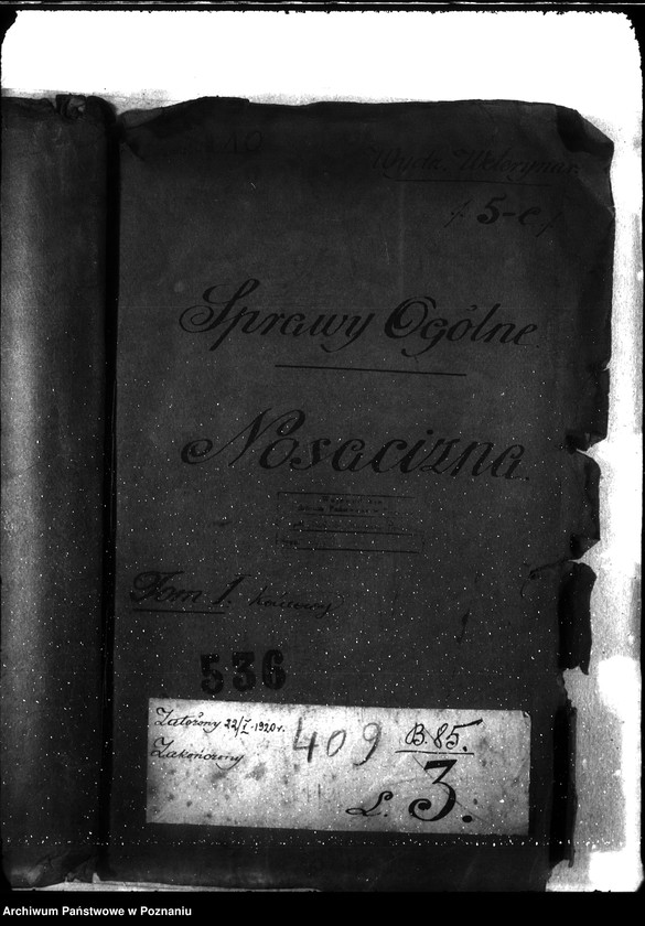 Obraz 3 z jednostki "Sprawy ogólne Nosacizna"