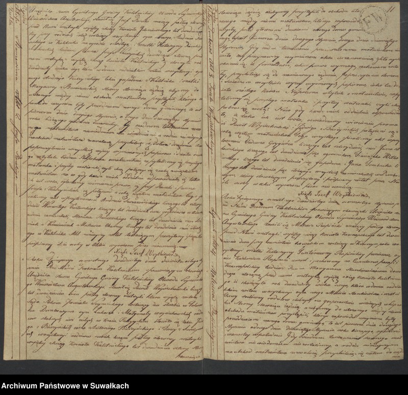 image.from.unit.number "Akta Ślubów Urzędnika Stanu Cywilnego Gminy Kaletnickiey, od dnia 1-go Stycznia do dnia ostatniego Grudnia 1820 roku."