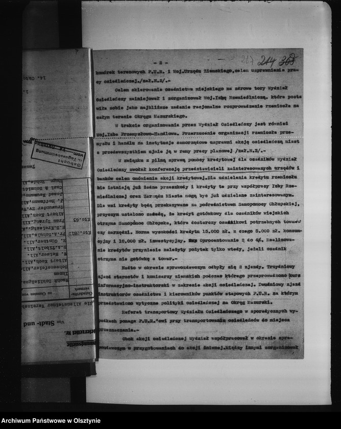 image.from.unit.number "Sprawozdania poszczególnych Wydziałów Urzędu Pełnomocnika. II"