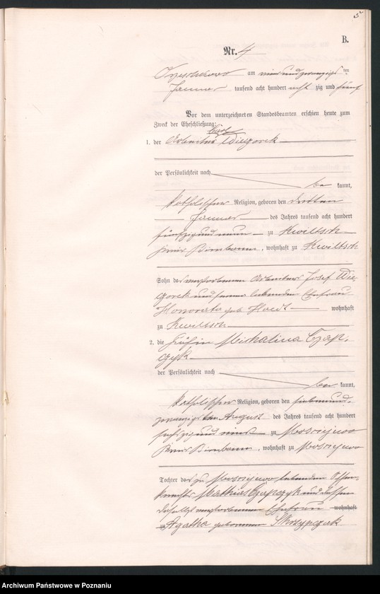 Obraz 8 z jednostki "Księga małżeństw"