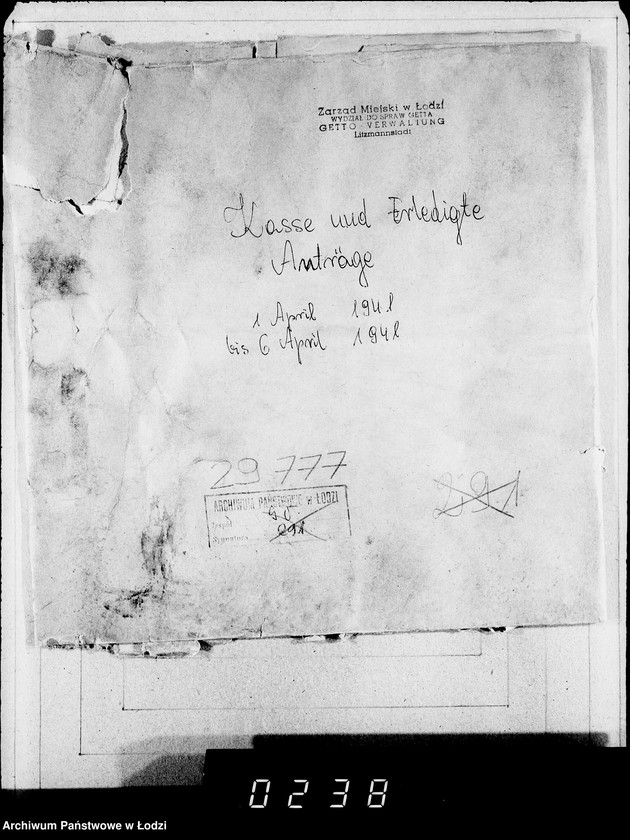 Obraz 4 z jednostki "Kasse u.Erledigte Anträge"