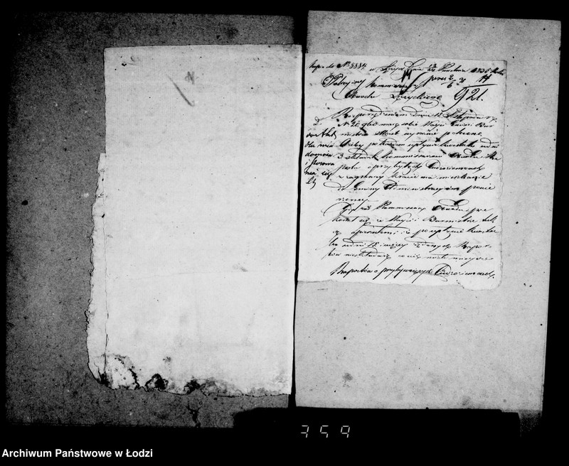 Obraz 19 z jednostki "Akta tyczące się zdawania rapportów o przybywających do miasta tutejszego cudzoziemcach"