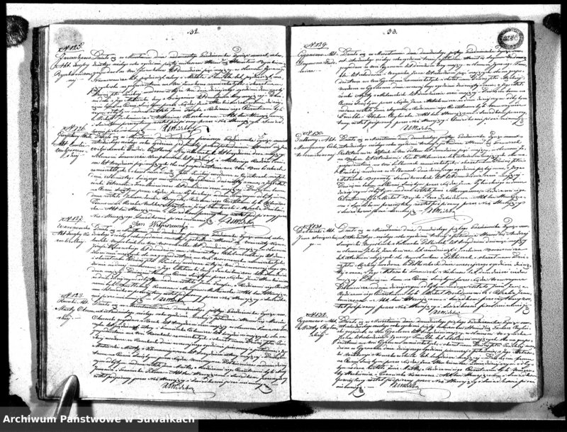 image.from.unit.number "Księga Duplikat Aktów Urodzonych, Umarłych i Zaślubionych sporządzony na Rok 1846 Mirosław"